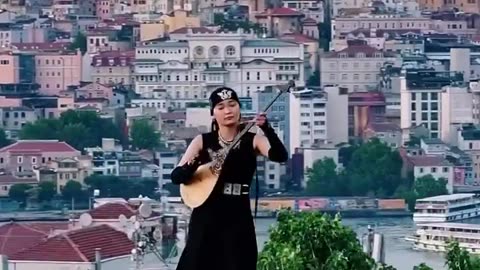 Turkish world famous music "Er Taran" in the beautiful scenery of Istanbul.