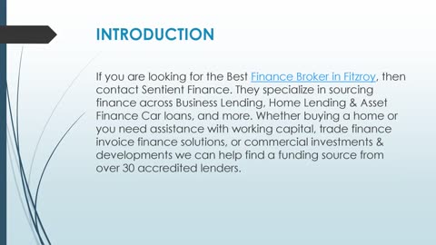 Best Finance Broker in Fitzroy