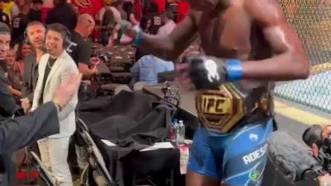 UFC 287:IsraeL Adesanya Dancing After wining