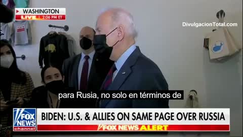 Bumbling Biden: If Russia “moves in it would be the largest invasion since WW2” 🤡