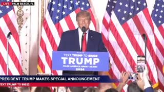 Trump Officially Announces to Run for President in 2024