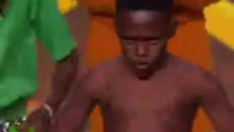 Ugandan Kids get golden buzzer mid performance