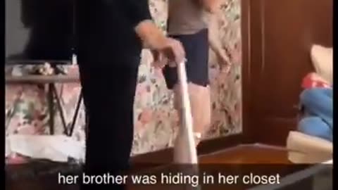 Creeper Brother In Closet While Sister Getting Banged