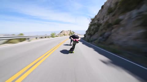 Raw Run - Ambulances (60mph+ Downhill Skateboarding)-13