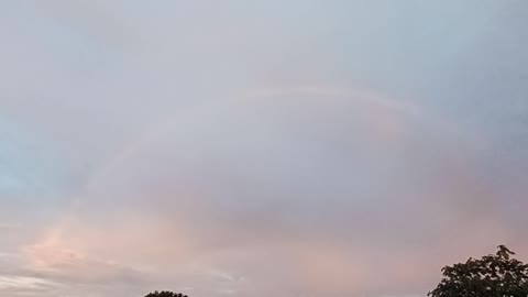 Rainbow in the morning