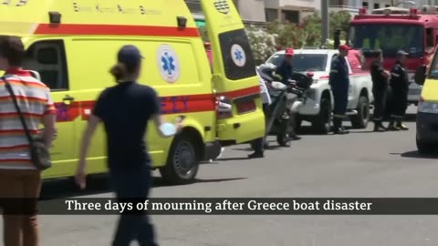 Three days of mourning in Greece after migrant boat disaster