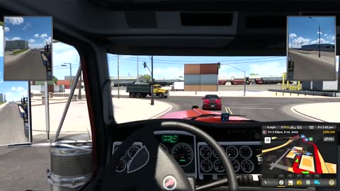 W900, American truck simulator forl lift load
