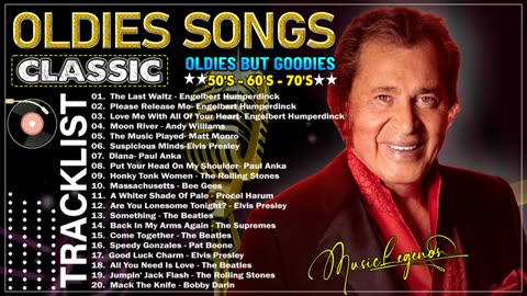 Best Old Songs 50s💖Roy Orbison, Paul Anka, Frank Sinatra, Elvis, Matt Monro, Engelbert, Perry Como