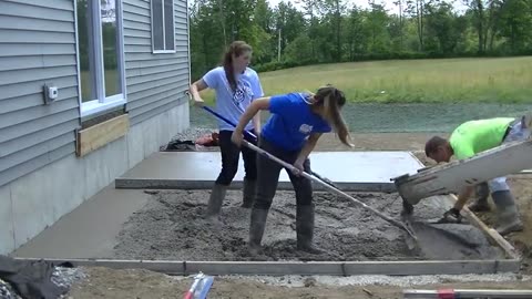 How To Form, Pour, And Stamp A Concrete Patio Slab