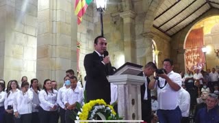 Así fue la triste despedida al joven alcalde de Suaita, Elkin Javier Chacón Sanabria