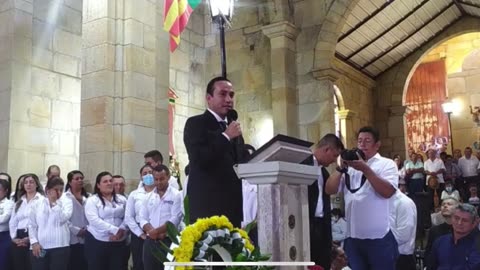 Así fue la triste despedida al joven alcalde de Suaita, Elkin Javier Chacón Sanabria