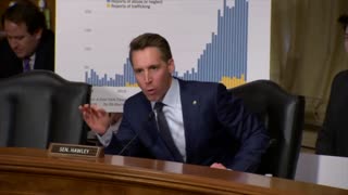 Josh Hawley SLAMS Alejandro Mayorkas for putting THOUSANDS of children in danger because of his policies. “You should be removed from office.”
