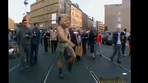 NOTABOT_MEMEZ Trump walking to the police station for the 3rd time for a bullshit charge.