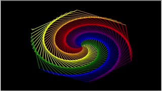 Coding A Spiral Effect In Python