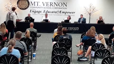 Dr. Dan Stock's Presentation to the Mt. Vernon School Board in Indiana