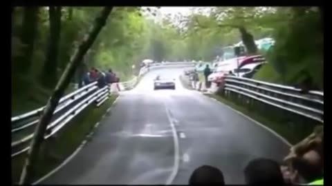 Rally Car Crashes, Hang On!