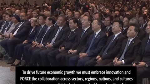 Klaus Schwab elite mouthpiece, we must force the Chinese blueprint on everybody!