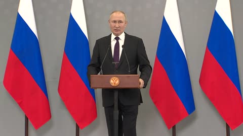 Vladimir Putin answered media questions In Astana, October 14, 2022