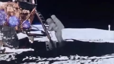 Neil Armstrong's Moon landing video ð ð ¥ #shorts #short #viral #viralvideo #thespacezon