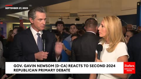 California Gov. Gavin Newsom Blasts DeSantis For 'Hypocrisy' In Reaction To Second 2024 GOP Debate