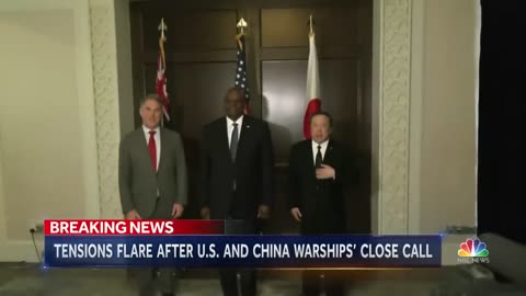 U.S releases video of close call with China in the Taiwan strait