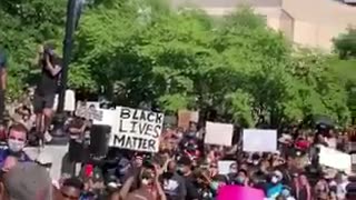 Rep. Justin Jones Leading Protesters in Nashville the Same Day Rioters Torched the Historic Courthouse