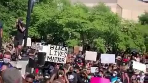 Rep. Justin Jones Leading Protesters in Nashville the Same Day Rioters Torched the Historic Courthouse