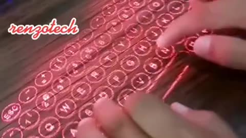 Bluetooth Wireless Laser Keyboard