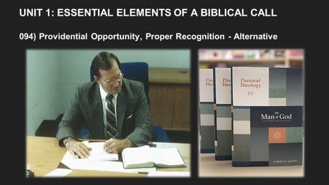 Albert Martin's Pastoral Theology Lecture 24