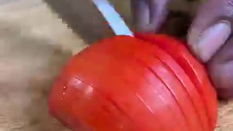 Vegetables salad cutting