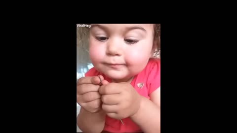 Funny cute baby 😍