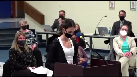 Amazing speech by a courageous young lady at a school board meeting. This deserves to go viral.
