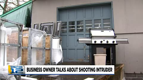 Portland business owner talks about shooting intruder who broke into his warehouse