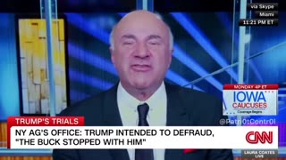 Kevin O'Leary SCHOOLS clueless CNN anchor on Trump NY case