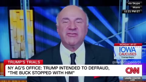 Kevin O'Leary SCHOOLS clueless CNN anchor on Trump NY case