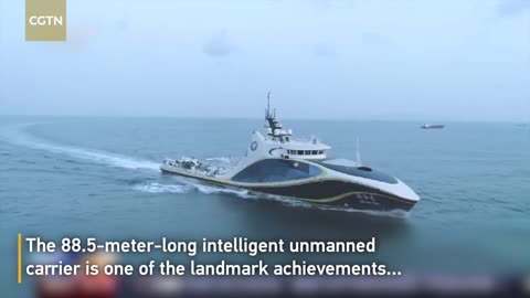 China builds world's first autonomous seaborne drone-carrier