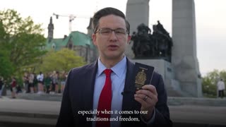 Poilievre says Trudeau changed passports to remake Canada