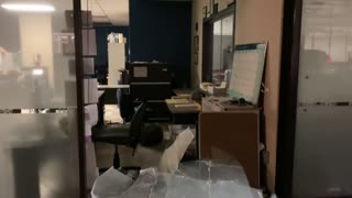 Multnomah County Office building in Portland vandalized by Antifa after Rittenhouse verdict