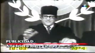 Bombones Brindis - Publicidad en la que aparece Espalter, D´Angelo y Raimundo Soto (años 70)