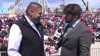 DAVE ZERE WITH GAVIN WAX AT THE NJ WILDWOOD TRUMP RALLY