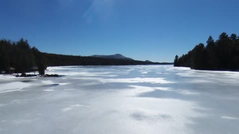 Frozen Lake in Winter | Watch & Relax