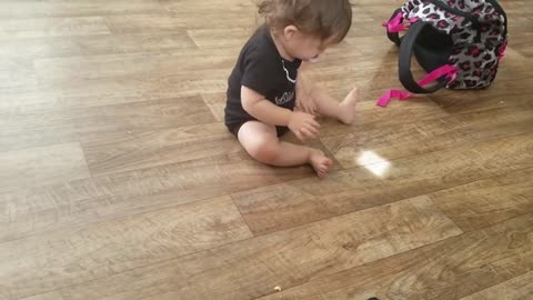 silly things when baby playing