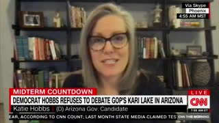 CNN ROASTS Katie Hobbs For Not Debating Kari Lake
