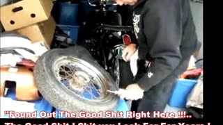 Bare Handed Cleaing Harley Rims by Swap Meet John RIP