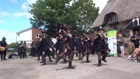 Beltane Border Morris - Kitty Jay - The Black Horse Inn - Shipston on Stour - 24 Jun 23