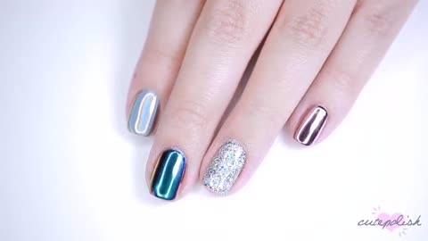 Best nail paint with different design and different colour and impressive nail art