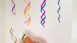 Color Change Markers Simple Drawing Art 2023