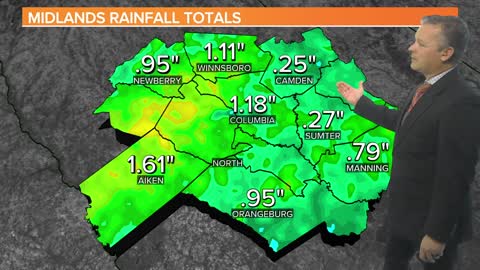 Sunny, dry, breezy weather for South Carolina today