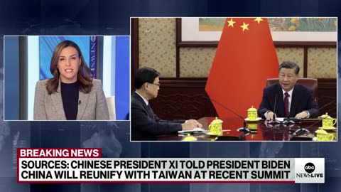 President Xi says China plans to try to reunify with Taiwan: Sources