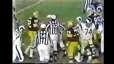 1971-12-13 Washington Redskins vs Los Angeles Rams